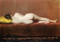 Nude Recumbent - William Merritt Chase