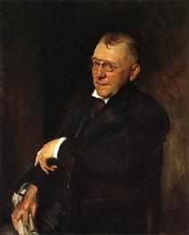 Portrait of James Whitcomb Riley - Уильям Меррит Чейз