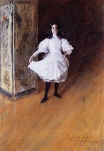 Portrait of the Artist's Daughter (Dorothy) - Вільям Мерріт Чейз