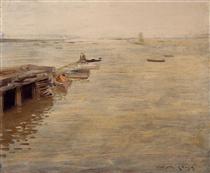 Seashore (aka A Grey Day) - William Merritt Chase