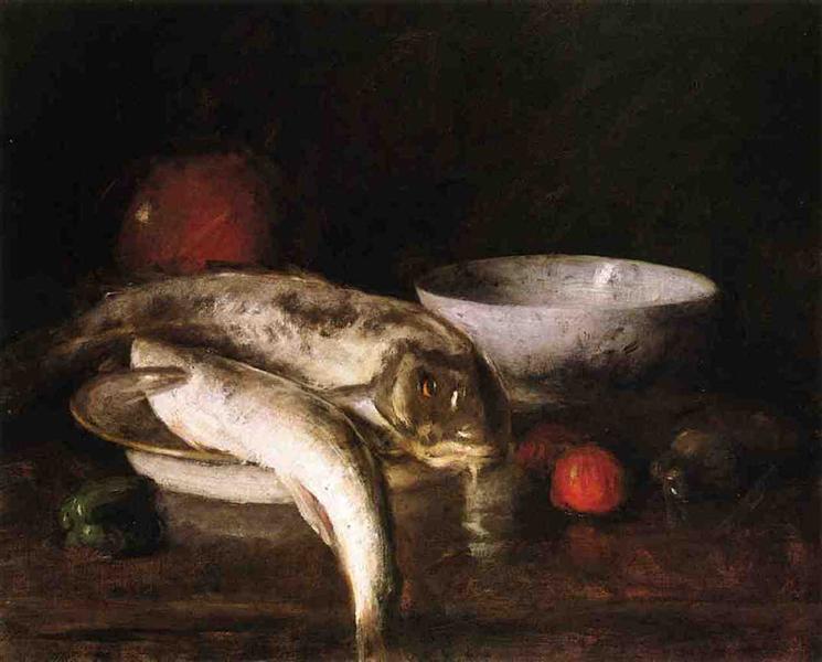 Still Life with Fish - William Merritt Chase