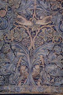 Cabbage and vine tapestry - William Morris
