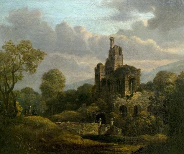 Landscape with a Ruined Castle - William Shayer
