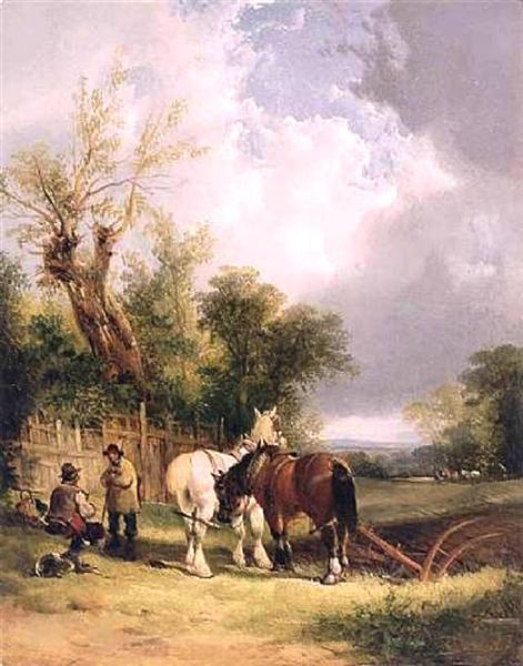 The Ploughman's Rest - William Shayer
