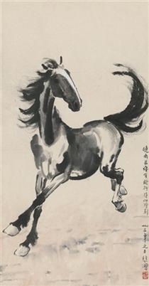 A Horse - 徐悲鴻