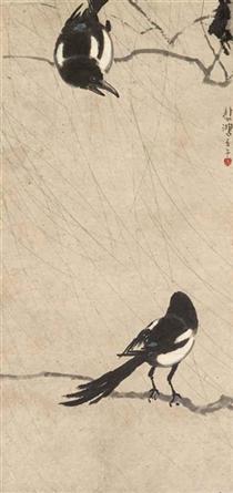 Mynah Birds - Xu Beihong