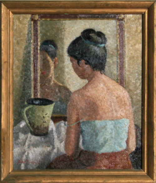 Untitled - Woman in Front of Mirror, 1945 - Yasuo Kuniyoshi