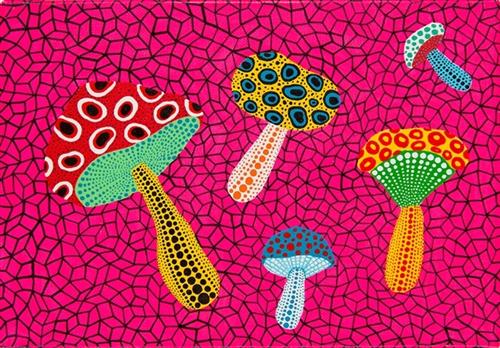 Mushrooms, 1995 - Yayoi Kusama