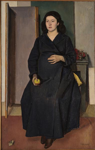 Pregnant woman, 1948 - Яннис Моралис