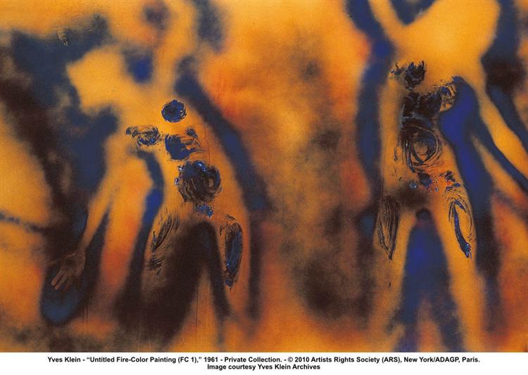 Fire Painting, 1961 - Yves Klein