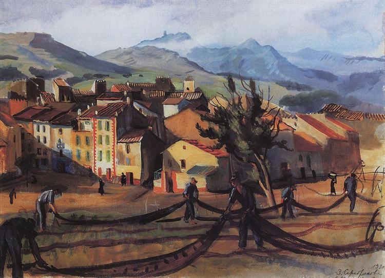 Collioure, 1930 - Sinaida Jewgenjewna Serebrjakowa