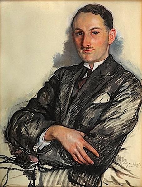 Portrait of Felicien Qaqaan, 1928 - Sinaida Jewgenjewna Serebrjakowa