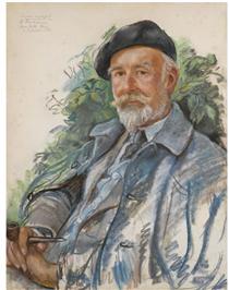 Portrait of Mr. Cobb - Zinaida Serebriakova