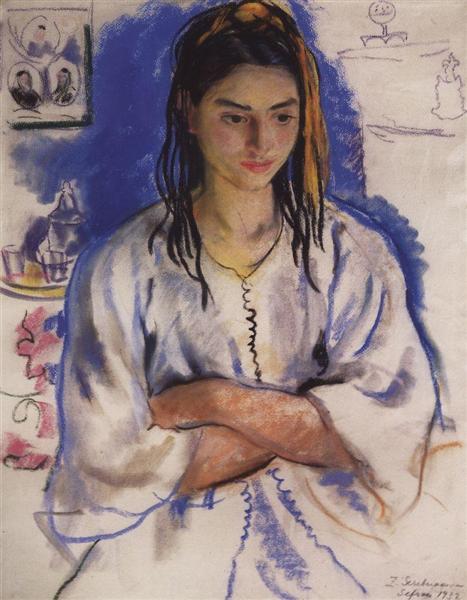 Еврейская девушка из Сефру, 1932 - Зинаида Серебрякова