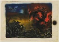 Landscape with Steer - Jackson Pollock