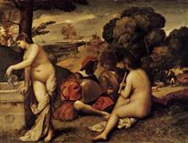 Pastoral Concert (Fête champêtre) - Giorgione